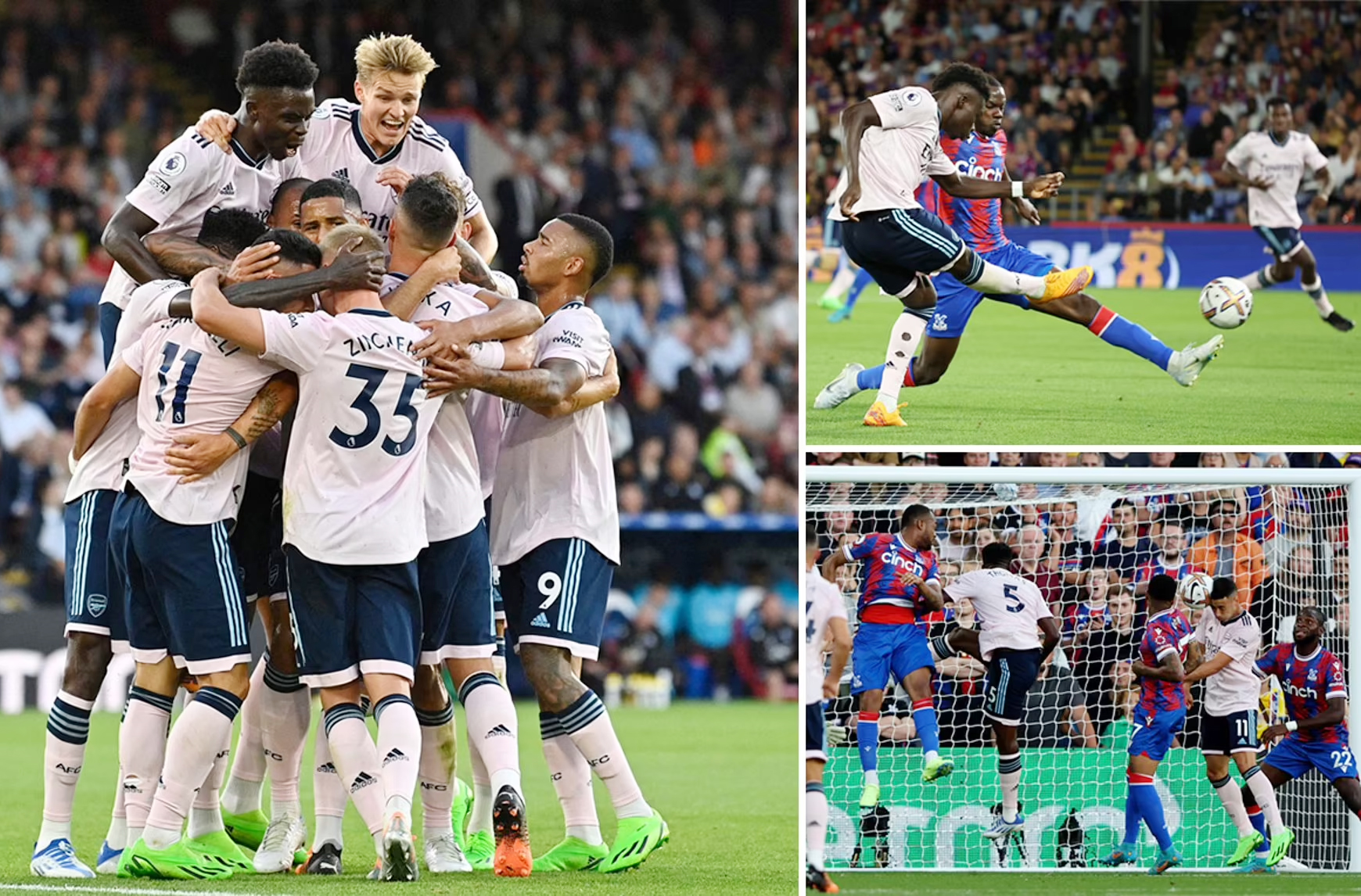 Khai màn Ngoại hạng Anh: Arsenal thắng dễ dàng Crystal Palace

